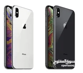  3 متوفر ايفونات XS الاصلي جيجا 64 و 256 بطارية مشكل كفر ولزقة وشاحن الاصلي متوفر توصيل
