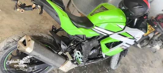  7 Kawasaki ninja 2017 250شطب مع وراقو  رقم