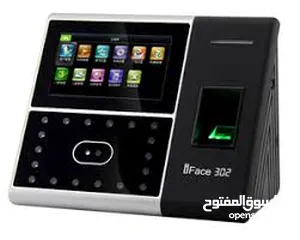  1 بصمة دوام الموظفين بصمة الوجه ZKTeco iFace302 Time attendance and Access Control