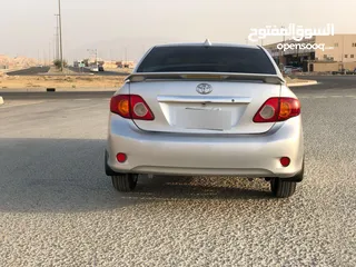 3 تويوتا كورولا 1.6L 2009  خليجي  سيارة في قمة النظافة وجاهزه للتسجيل