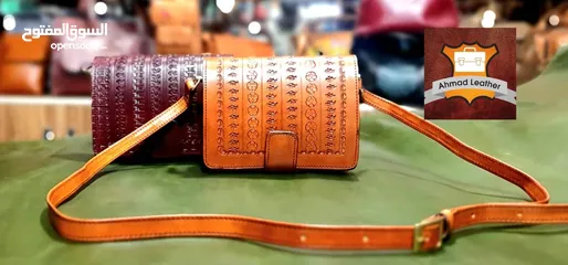  24 Handmade leather bags for women حقائب جلدية مصنوعة يدويا للنساء