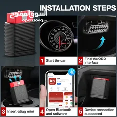  2 جهاز OBD2 Ediag الأصلي للكشف عن أعطال جميع انواع السيارات الحديثة