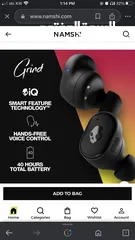  3 SkullCandy Hesh Active Noise Cancelling Wireless Headphones - Black