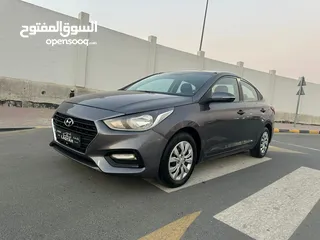  6 هيونداى أكسنت1600 سى سى موديــل 2018بدون حوادث خليجـــــــــى كشافات ضباب تكييــــف باورسنترلوك