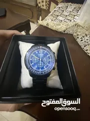  3 ساعة CITIZENS الاصلية المضادة للماء بلكستك الاسود والقلب الازرق الداكن-سبورتي كاجويل