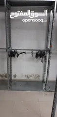  3 رفوف حديد مجلفن