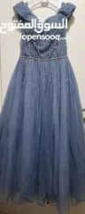  1 فستان   سهرة مستعمل مرة واحدة