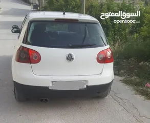  2 فولكسفاجن جولف 2008 ماطور 1900 أصل تدريب سياقة  لون ابيض حالة السيارة ممتازة