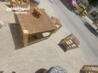  4 تمبرلاند إضاءة و كراسي خيش مميز طاولات خيش يدوي تمبرلاند