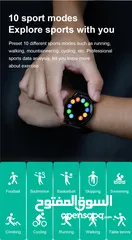  5 Business Fitness Smart Watch,Body Temperature,Calls,Heart Rate,msg display,Big Screen,Multi Sports