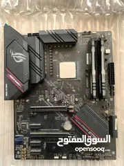  2 ryzen 9 5900x + ROG STRIX B550-F GAMING +ram 32gb 3600mhz معالج و مذربورد ورام