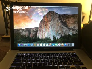  1 ماك بوك MacBook Pro - macOS High Sierra 2010