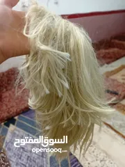  3 باروكة شقرا للبيع