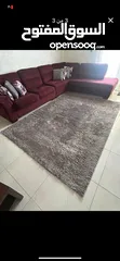  1 سجاد شاغي لون سكني مستعملة بحالة الجديد قياسها مترين بمترين ونص ممتازه وبسعر مناسب