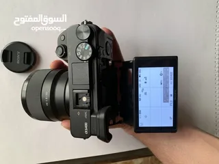  2 كاميرا سوني الفا   A6400  فول نظافة مع عدستين 50mm و 18-135mm