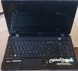  4 لاب توب فوجيتسو شغال بدون أعطال يصلح للمكاتب والدراسه وبعض الاعاب