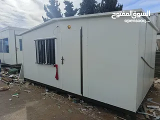  4 كرفانات مناسبه للمزارع وغرف متنقله بعدة قياسات للبيع