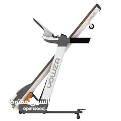  6 Yowza Fitness Chicago White Treadmill - جهاز مشي