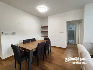  6 شقة جديدة مفروشة مع حديقة للإيجار – عين منجد  شارع إسكان المهندسين