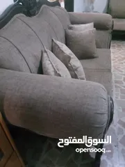  10 طقم كنب بحال الوكاله للبيع بسعر طري  ممتاز والخشب ميه ميه وجامد