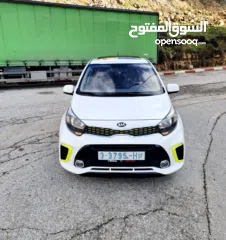  2 كيا مورنينج 2018  GT LINE فل اضافات فتحة سقف