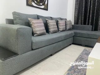  2 أطقم كنب وكورنرات خشب سويد ثقيل جدا اسفنج دانلوب والضهر هولو طبي الارضيات كوشوك