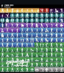  3 حساب فورتنايت عرق 250 سكن