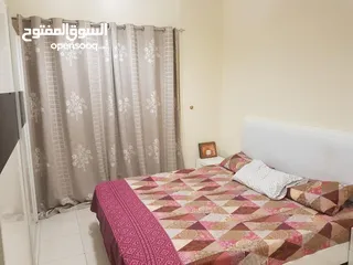  8 محمود سعد )غرفة وصالة للايجار الشهري في الشارقة التعاون بفرش فندقي ثاني ساكن بتشطيب ممتاز