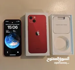  6 i phone 13 mini 512g احمر