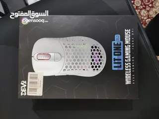  3 Devo Gaming Mouse - Lit-One - White - Wireless