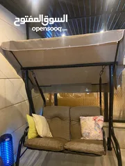 4 طقم راتان و مرجيحه للبيع