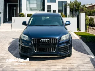  2 AED 1,230PM  AUDI Q7 3.0 S-LINE  SUPERCHARGED FULL OPTION  0% DOWNPAYMENT  GCC