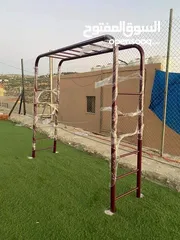  2 سلم تسلق حديد مونكي بار يتحمل 500 كيلو