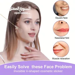  7 54 لصقه شفافه غير مرئيه   لشد و رفع للاعلى بشكل را  عكسي  بشرة الوجه و منع الترهل  توضع مرتين بالشهر