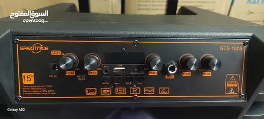  3 سبيكرات 15 أنش بسعر الجمله اقوى نوعيه في الاردن GTS1505