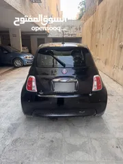  4 فيات 500e كهرباء كامل موديل 2015 لون اسود