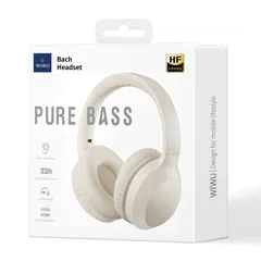  5 WIWU Bach Wireless Headset PURE BASS -NEW -MEAGByte