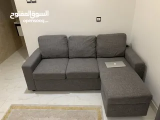  4 كنبة للبيع  L shape sofa for sale