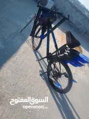  11 بيع بسكليت بحاله جيده جدااا اللون اسود وازرق واضح بالصوره غيارات شغاله وبرك شغال 100%