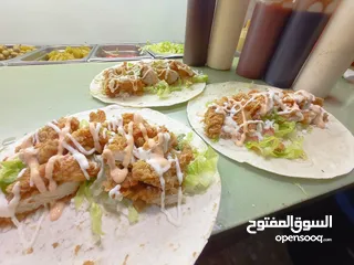  4 مطعم وجبات سريعه وعصائر  للضمان او البيع كامل المعدات