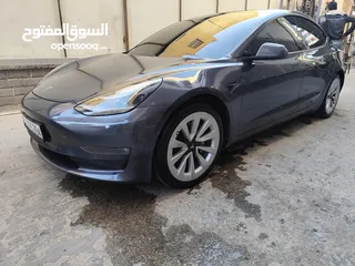 3 تيسلا 3 موديل 2021 لونج رينج دول موتور جمرك جديد