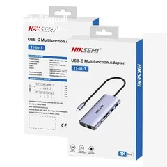  13 موزع USB HUB عالي السرعة 3.0 و 11 مدخل Hiksemi HUB 11 in 1 Port Type-C HUB SuperSpeed 3.0