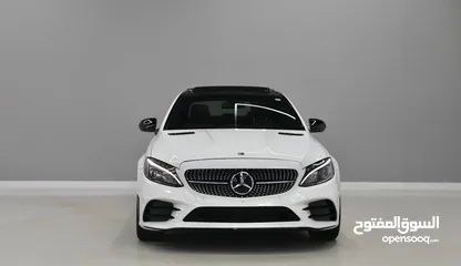  4 Mercedes-Benz C300 1,310 AED Monthly Installment  C 43 Amg Kit  Low Mi  Free Insurance  (R323415)