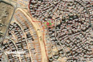  1 للبيع قطعة ارض شرق عمان في ماركا على شارعين في ارقى المناطق