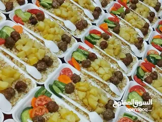  5 وجبات اطعام بتبداء من 25جنيه ومتاح كميات كبيرة وجبات لله وصدقات