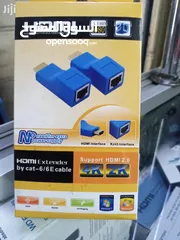  6 HDMI EXTENDER BY CAT-6E/6 CABLE اتش دي ام اي اكستندر 