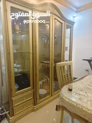  3 غرفه سفره ملوكي راقيه  ما شاء الله خشب صولد