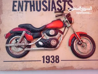 1 Vintage motorcycle 3D frame