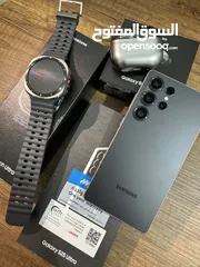  6 للبيع هاتف Samsung S25 Ultra + Galaxy Watch Ultra + Galaxy Puds Pro 3