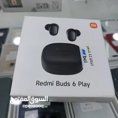  1 Redmi Buds 6 play بلوتوث الاصليه